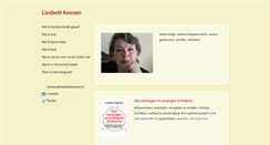 Desktop Screenshot of liesbethkoenen.nl