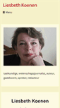 Mobile Screenshot of liesbethkoenen.nl